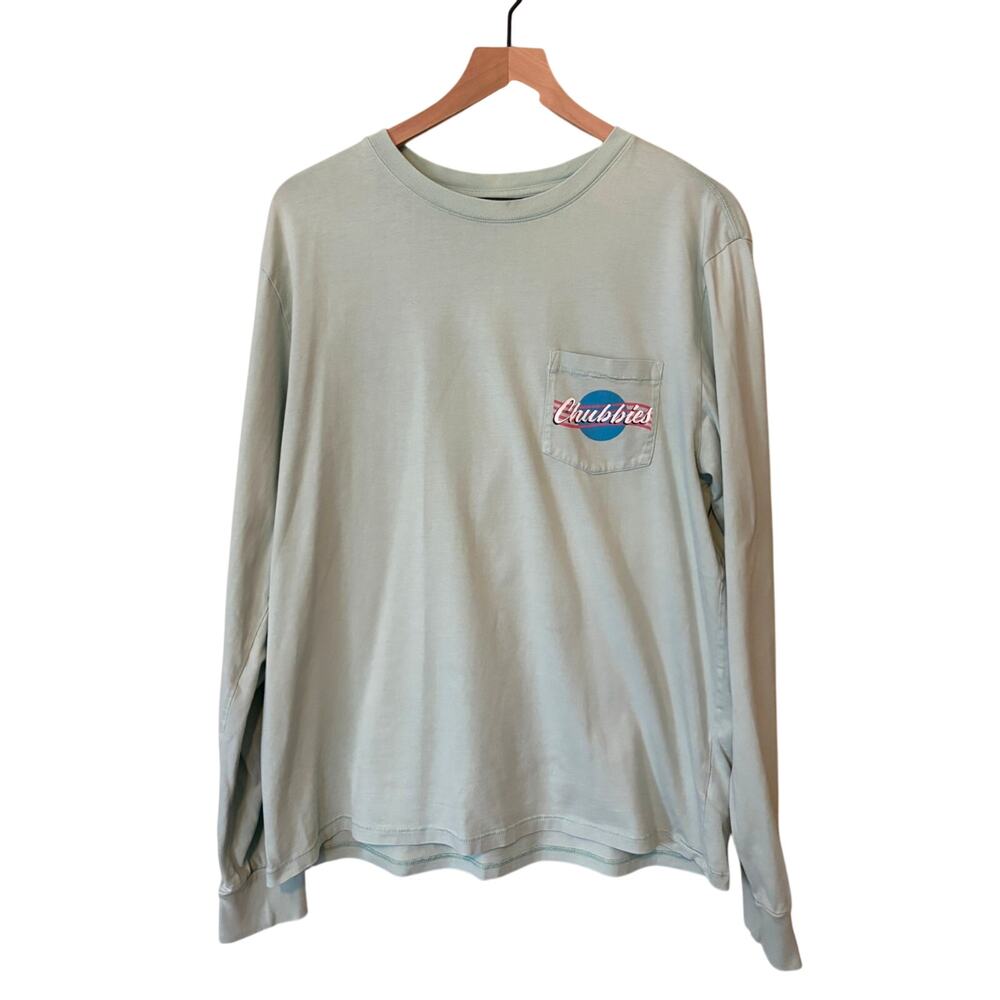 Chubbies Sky's Out, Thighs Out Long Sleeve T-shirt Large
